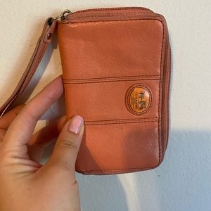Coach pink wristlet